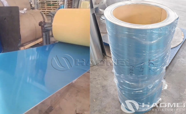 алюминиевая катушка 3003 h14 с поли-крафтовым влагозащитным барьером